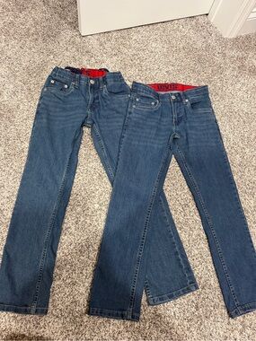 Levi's 511 (2) Boys Blue Denim Jeans Size 8/25 Regular Medium Wash
